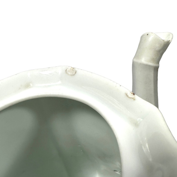 Vintage L Straus & Sons Teapot Porcelain Coffee Pot LS&S Floral Pink Yellow Blue - Picture 12 of 12